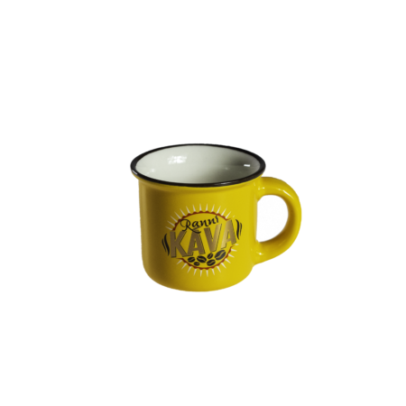 Hrnek na espresso žlutý